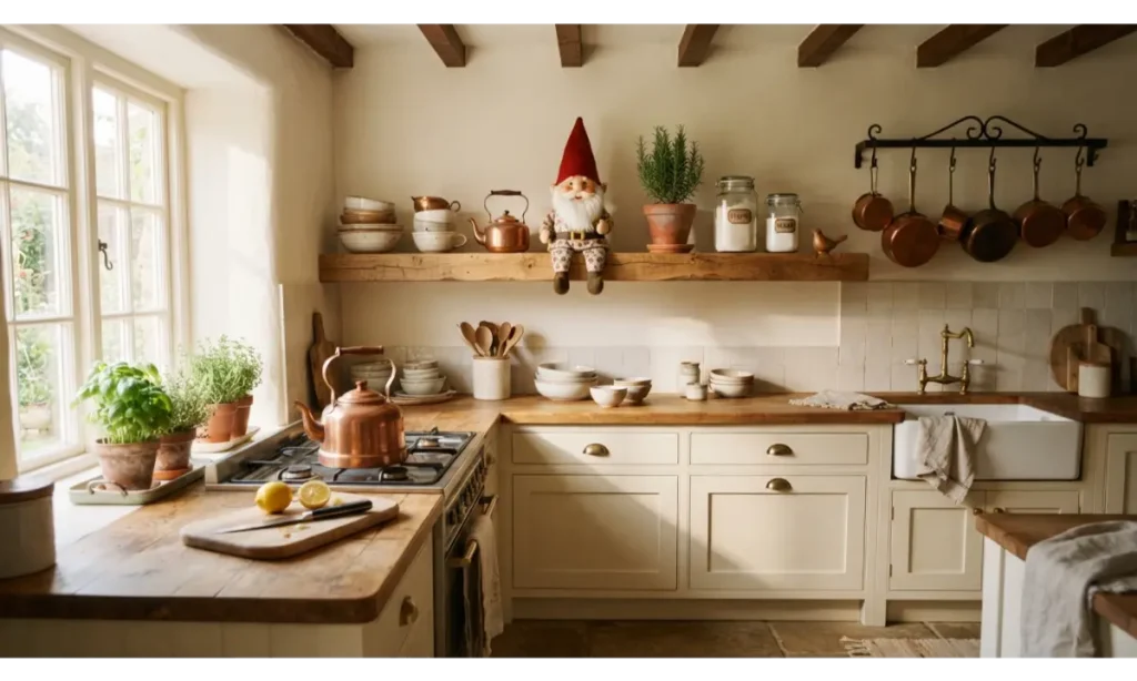 Cottage Style Kitchen Gnome