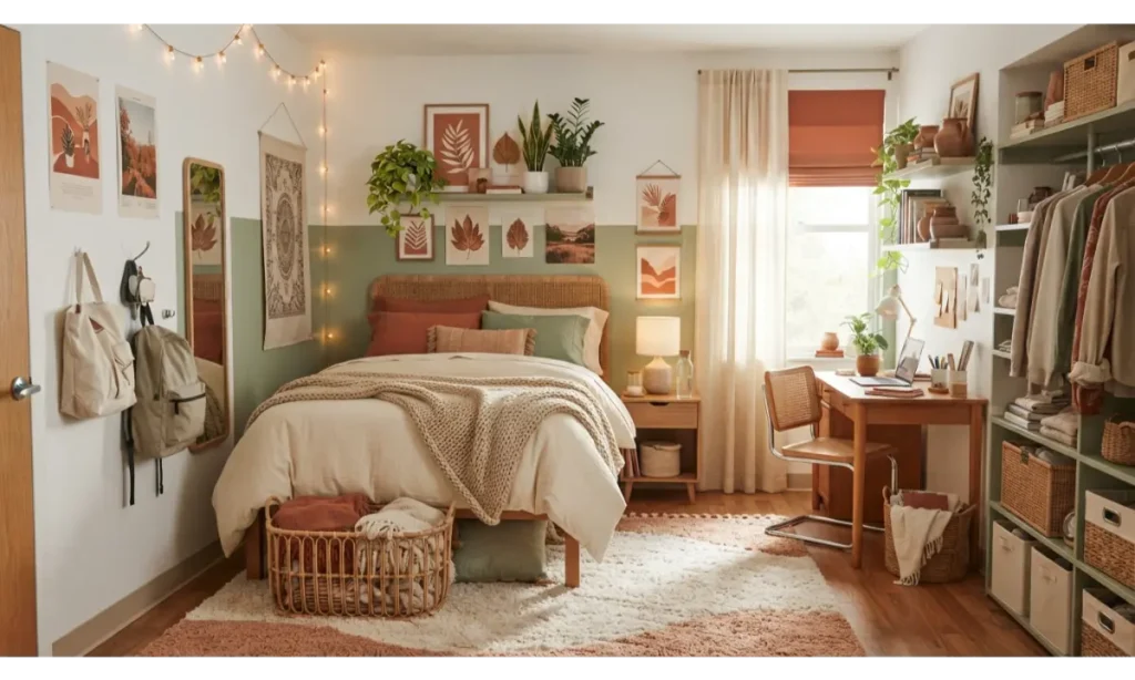 Cozy Earthy Dorm Room Themes