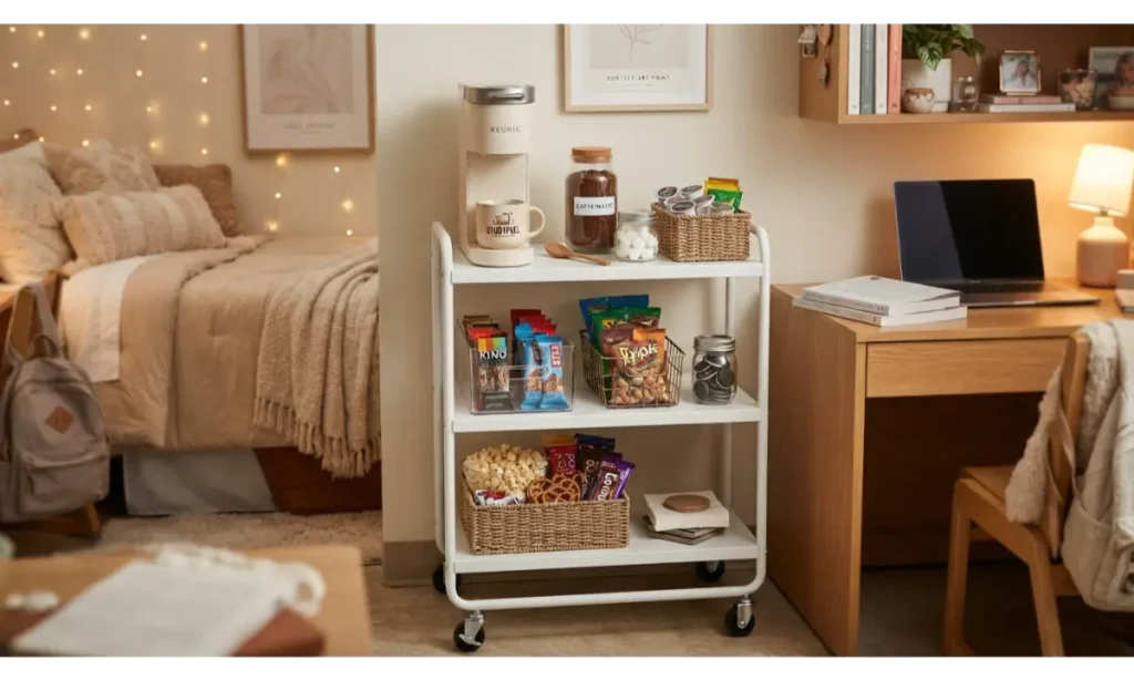 Create a Compact Coffee and Snack Station