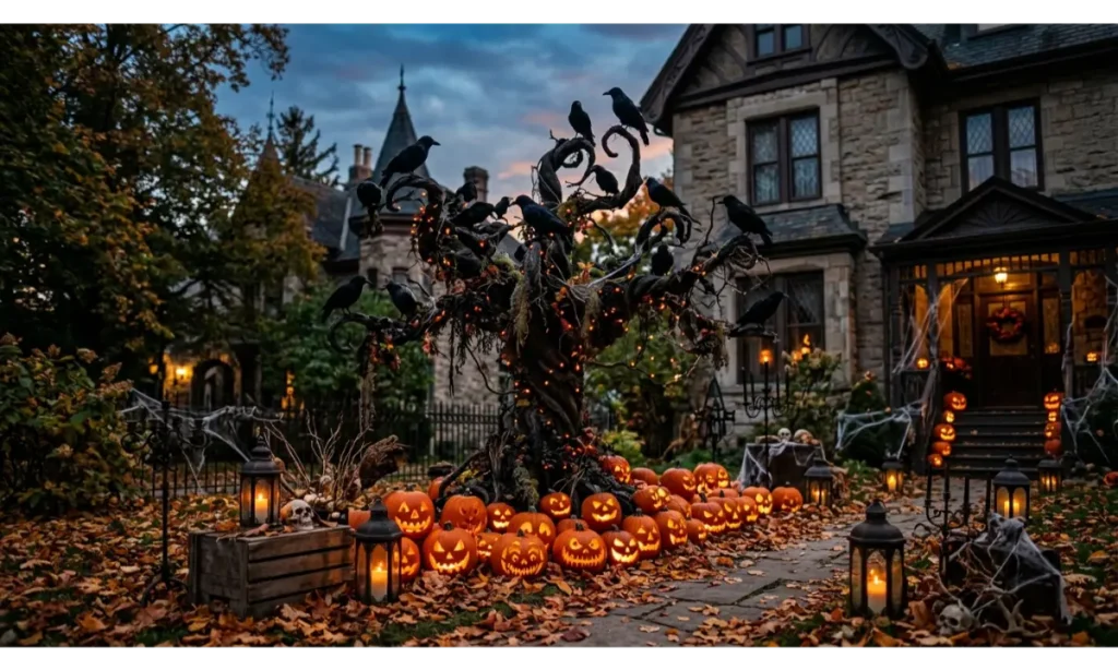 Creepy Crow Tree Display