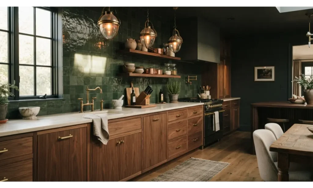 Deep Forest Green for Dramatic Contrast