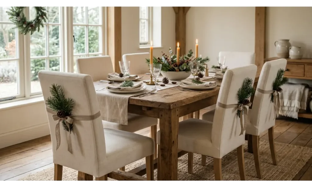 Evergreen Sprigs for a Natural Christmas Look