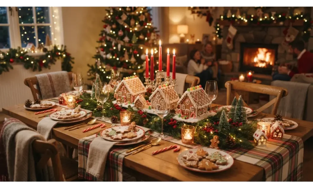 Gingerbread-Themed Table Runner