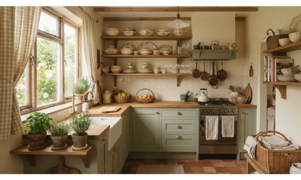 Gingham Kitchen Details