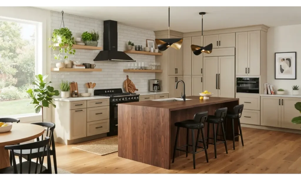 Glossy Subway Tile with a Modern Twist