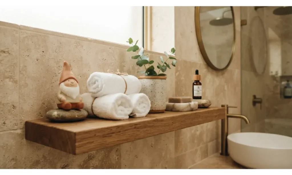 Gnome Bathroom Shelf Accent