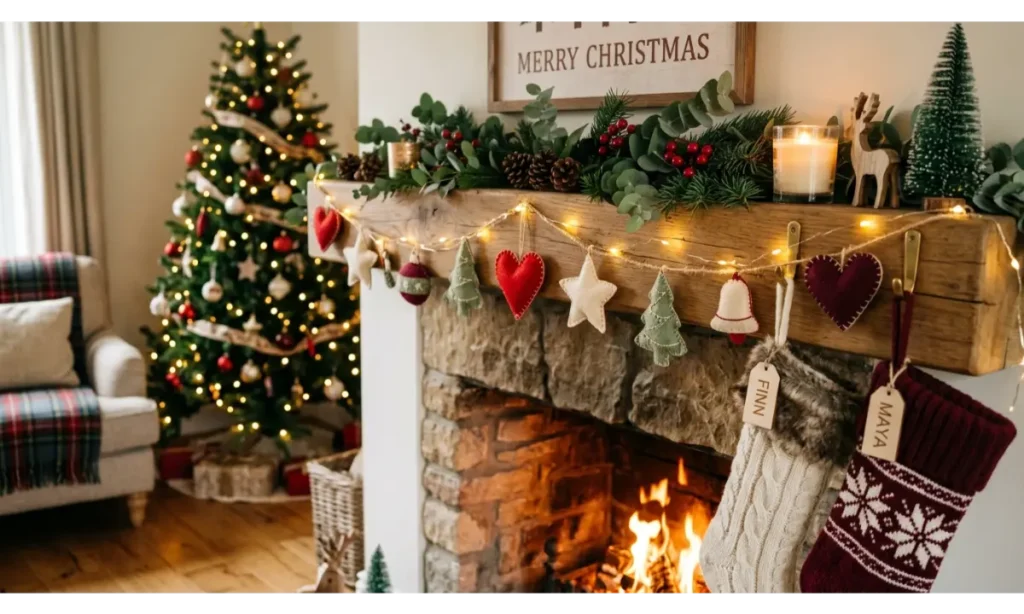 Handmade Felt Christmas Garland