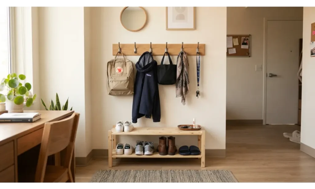 Hang Bags on Vertical Hooks