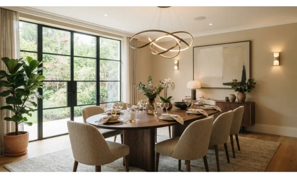 Install a Statement Dining Pendant