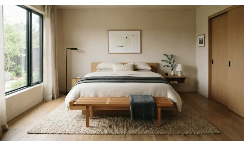  Japandi Inspired Men's Bedroom