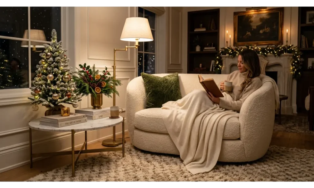 Luxury Christmas Reading Nook With Hotel Style Comfort