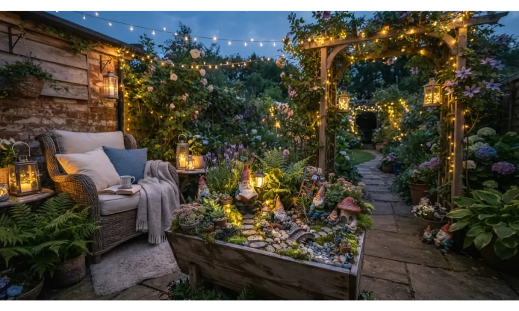 Magical Gnome Night Garden