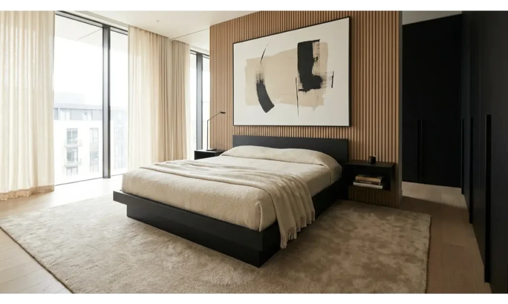 Minimalist Black and Cream Retreat