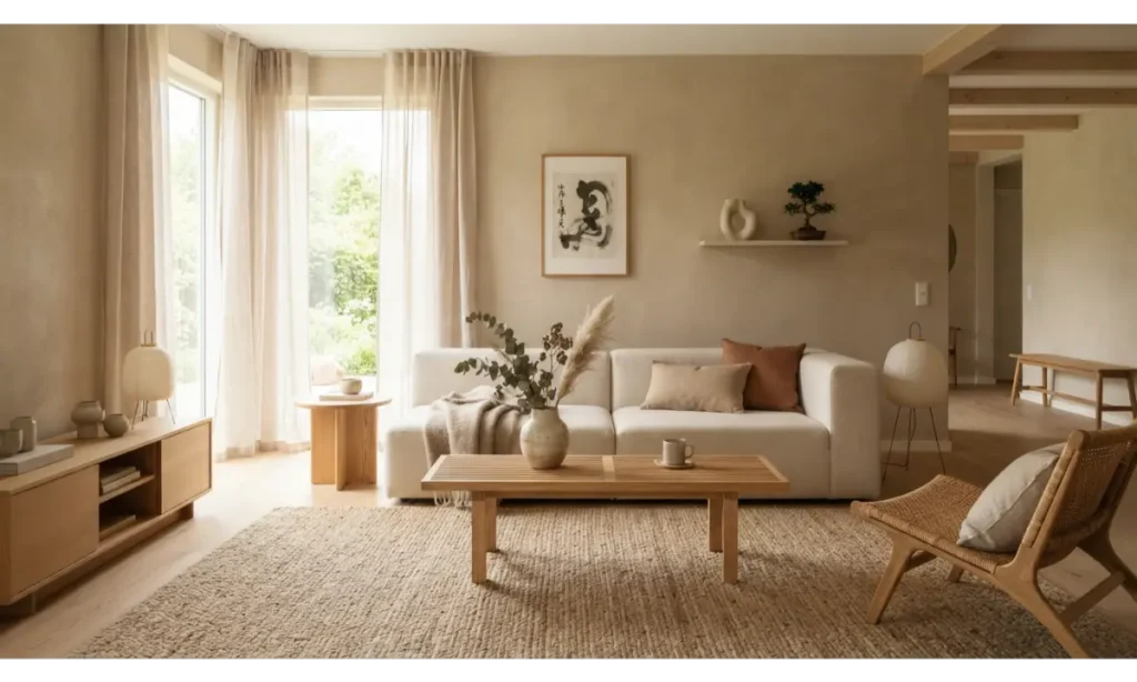 Minimalist Living Room Ideas With Japandi Style