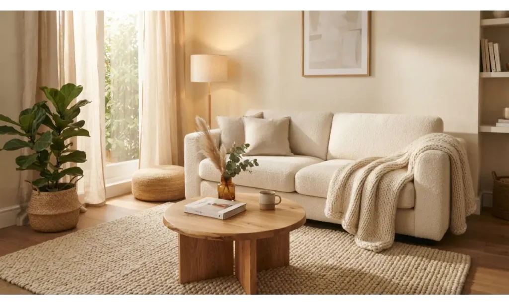 Minimalist Living Room Ideas With Soft Textures