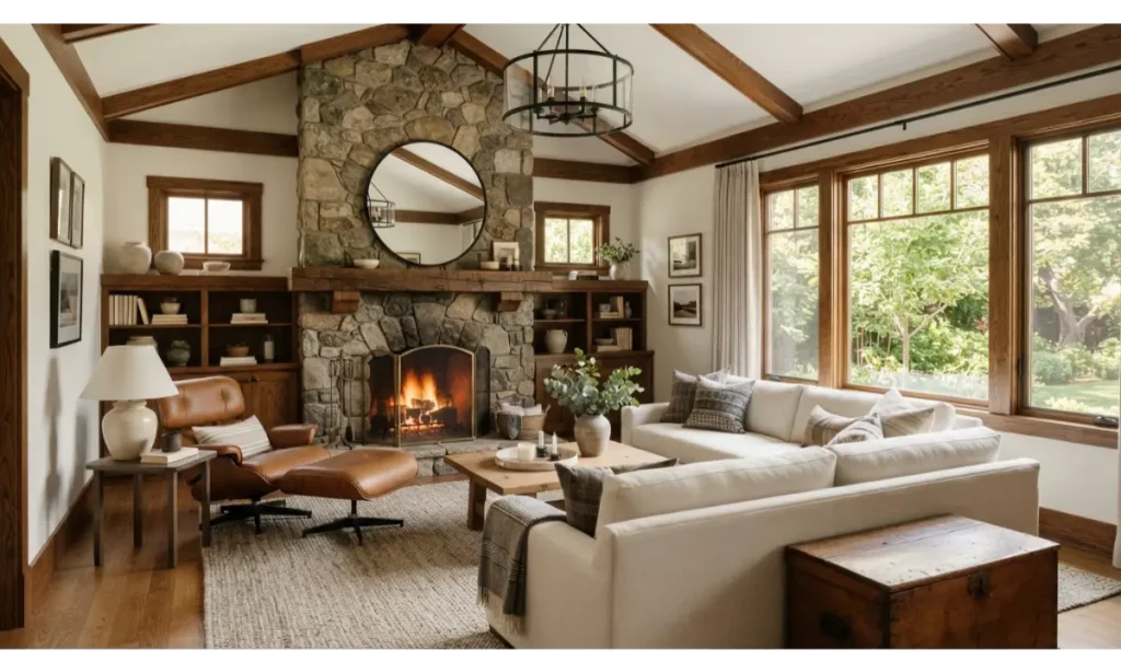 Modern Craftsman Living Room