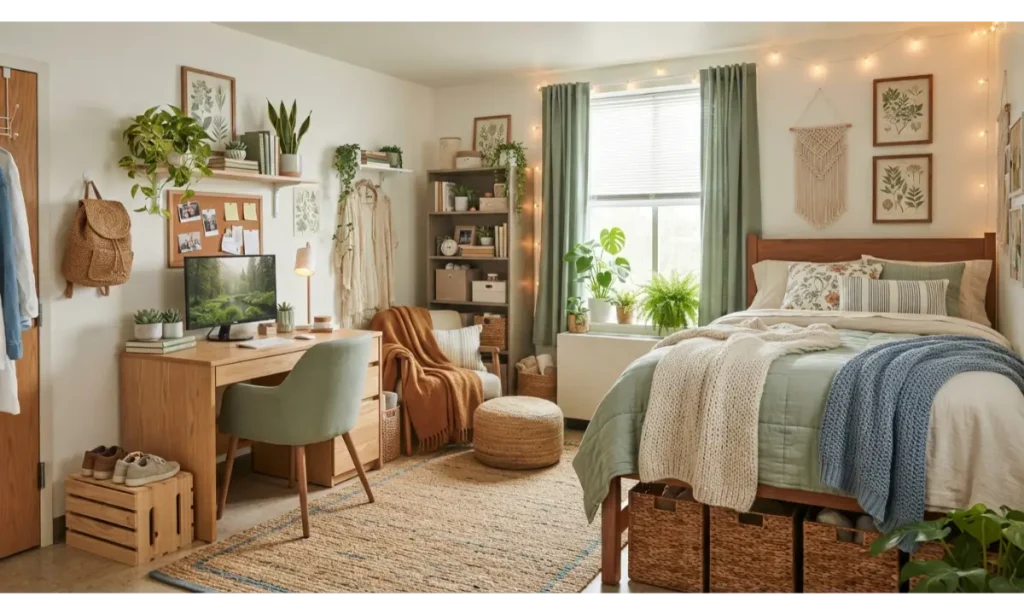 Nature Inspired Dorm Room Themes
