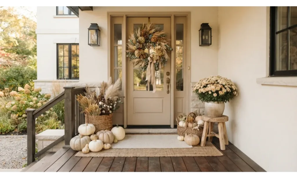 Neutral Pumpkin Porch