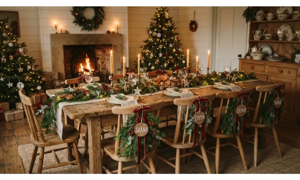 Personalized Christmas Chair Tags