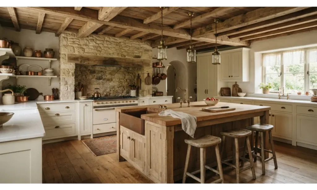 Reclaimed Wood Ceiling Beams