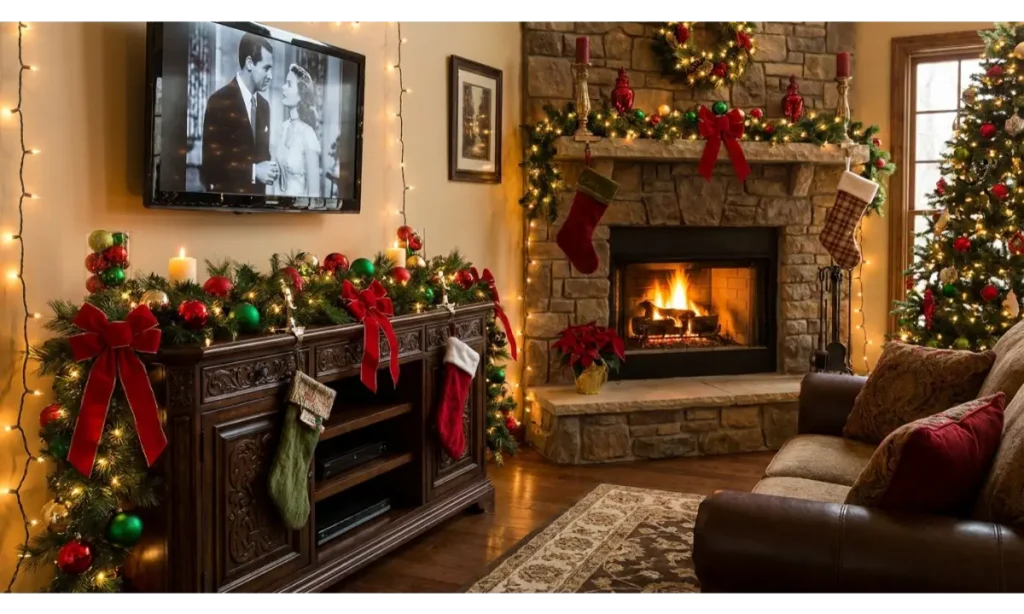 Red and Green Traditional Christmas Display