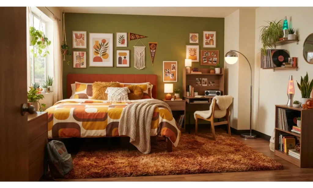 Retro 70s Dorm Room Themes