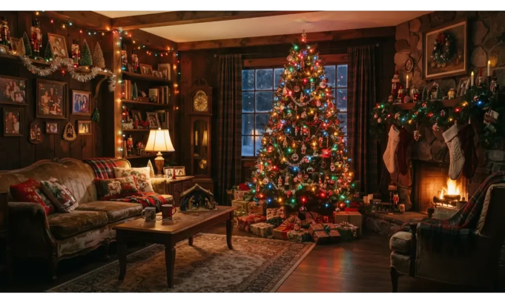 Retro Colored Christmas Lights