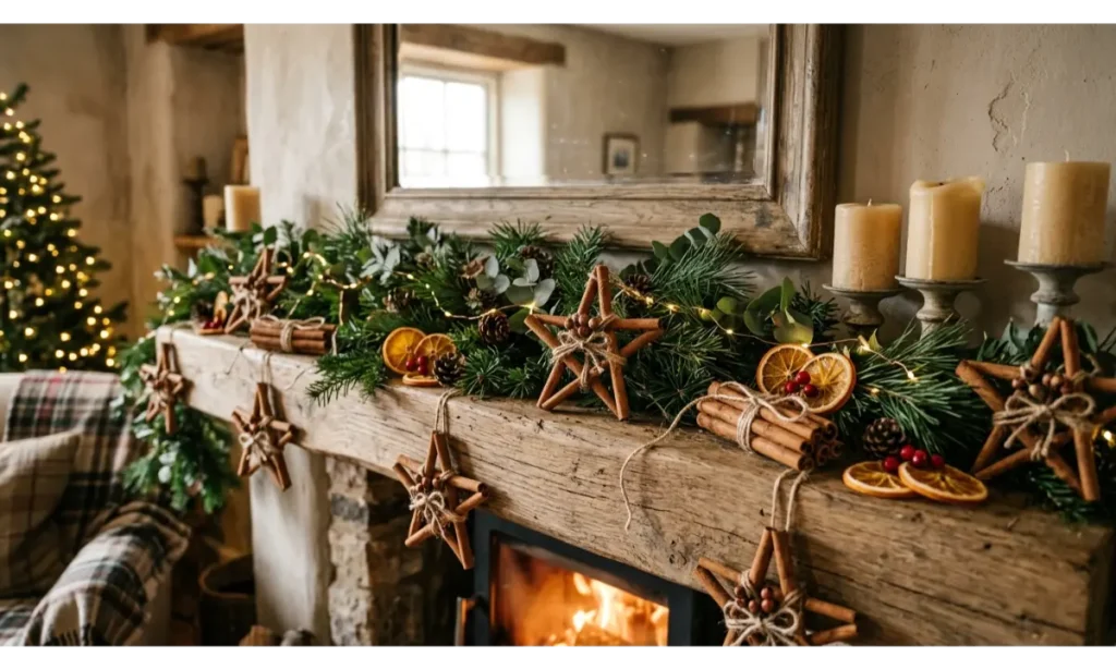 Rustic Cinnamon Stick Star Decorations