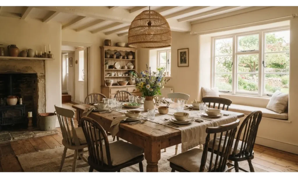 Rustic Wooden Dining Table