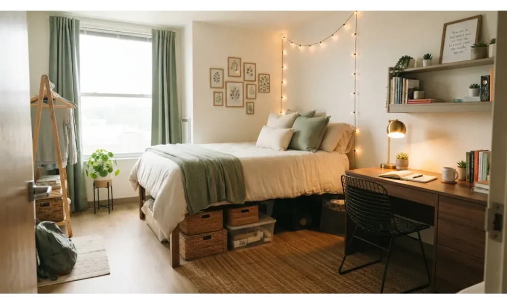Sage Green Dorm Room Themes