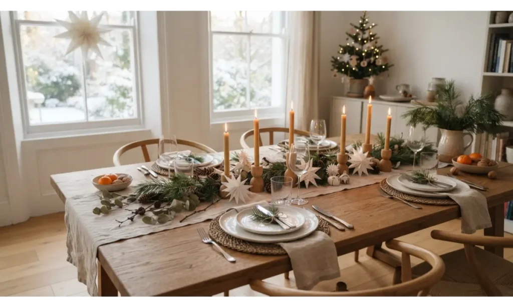 Scandinavian Neutral Table Runner