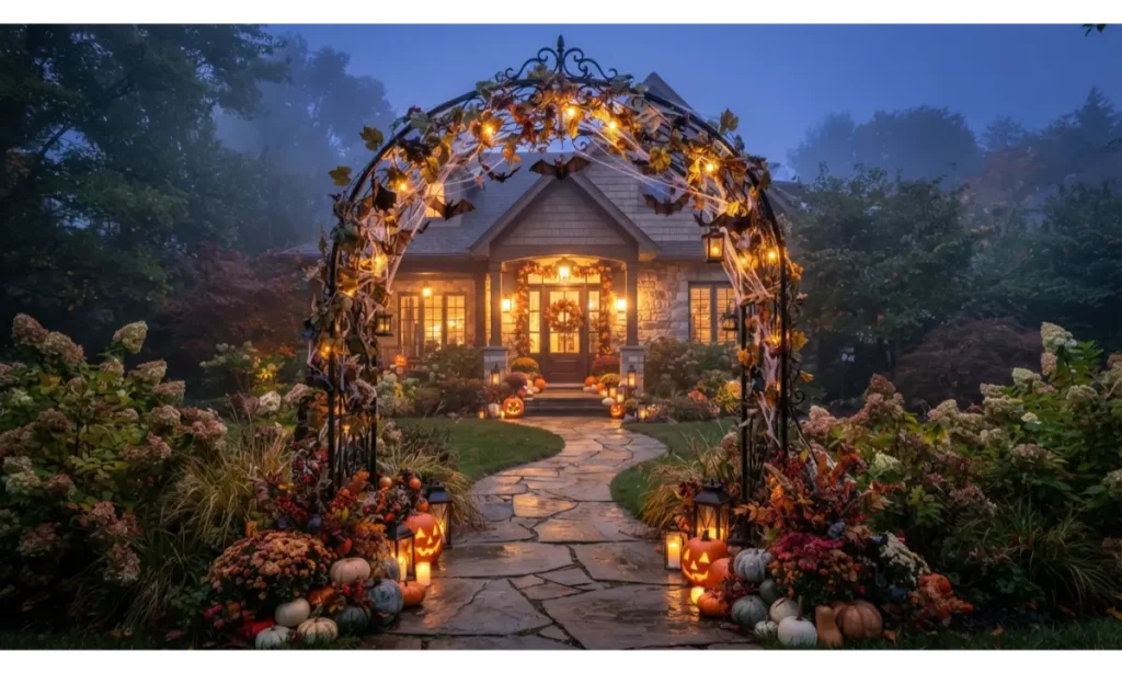 Spooky Garden Arch Entrance