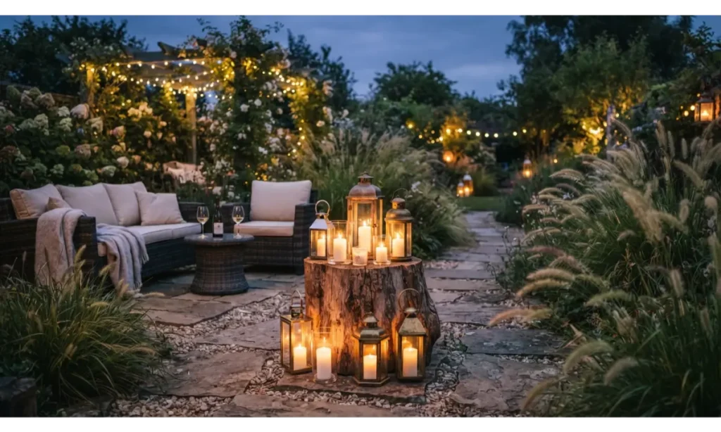 Stump Candle Display