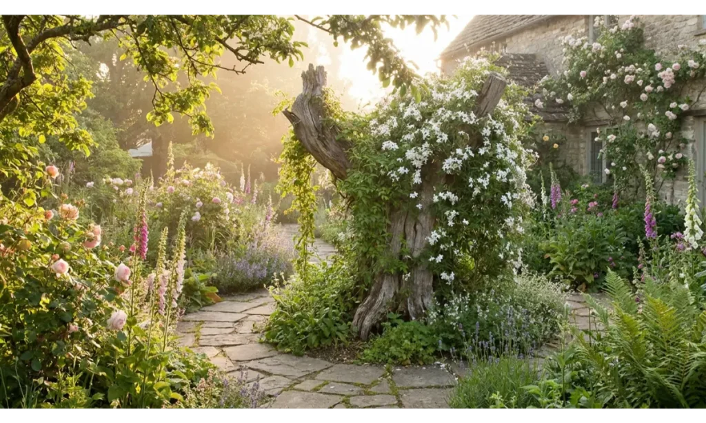 Stump With Climbing Plants