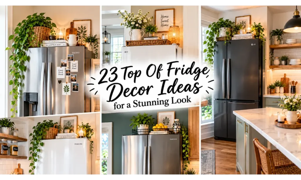 Top Of Fridge Decor Ideas