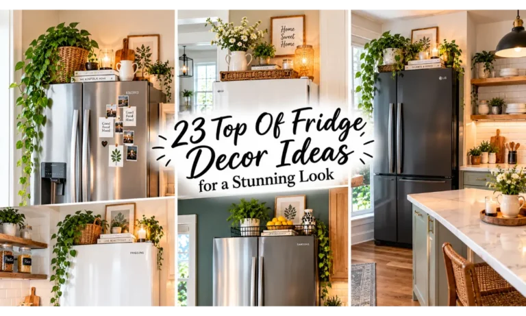 Top Of Fridge Decor Ideas