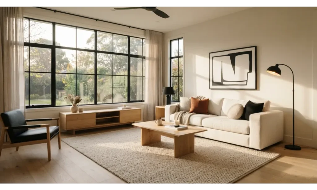 Use Black Accents for Strong Contrast