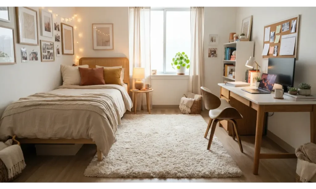 Use a Large Rug to Define the Room