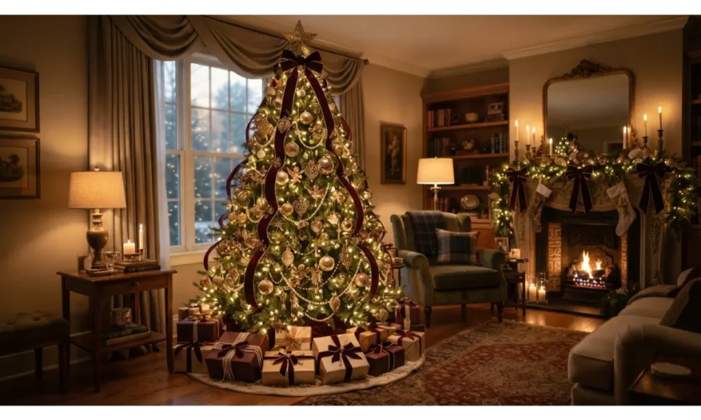 Velvet Ribbon Christmas Tree