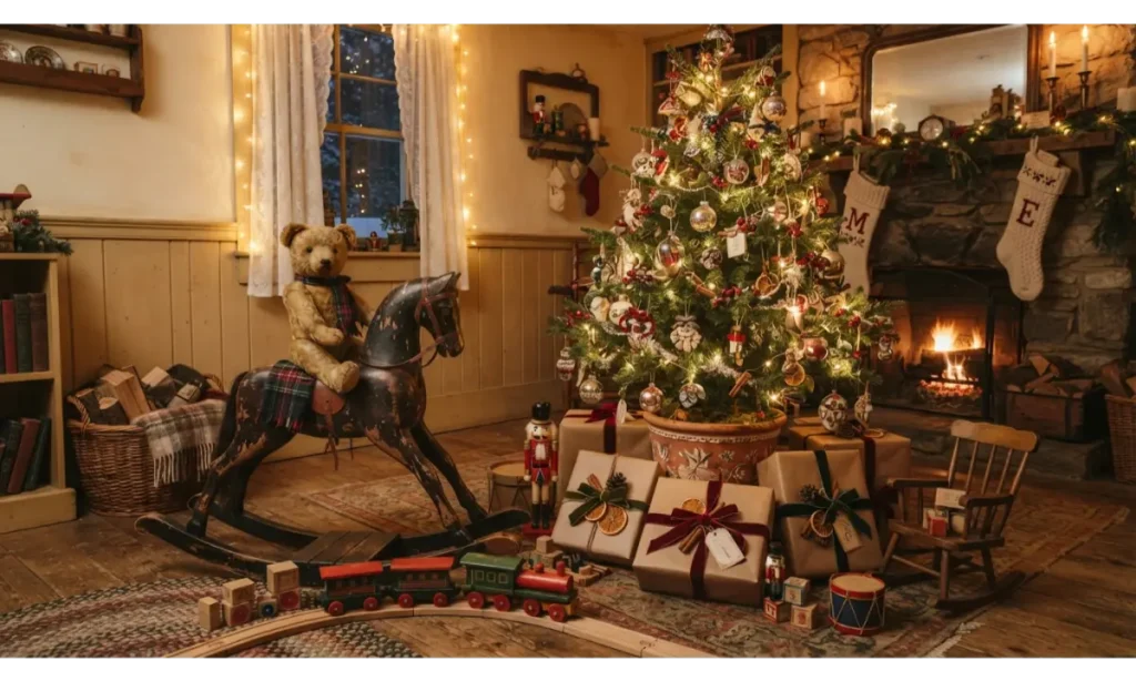 Vintage Toy Christmas Corner