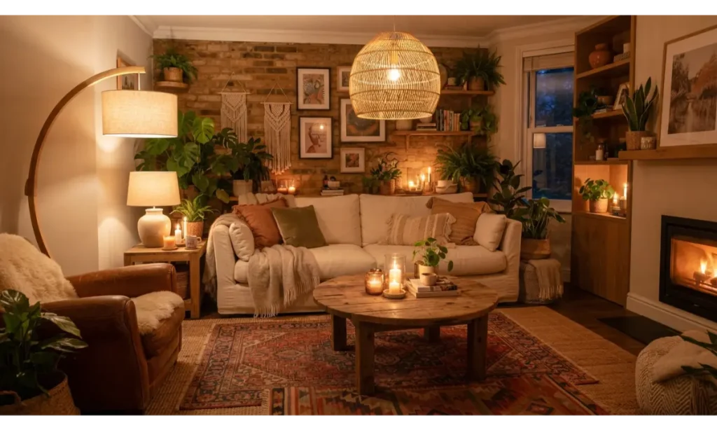 Warm Lighting for a Cozy Bohemian Mood