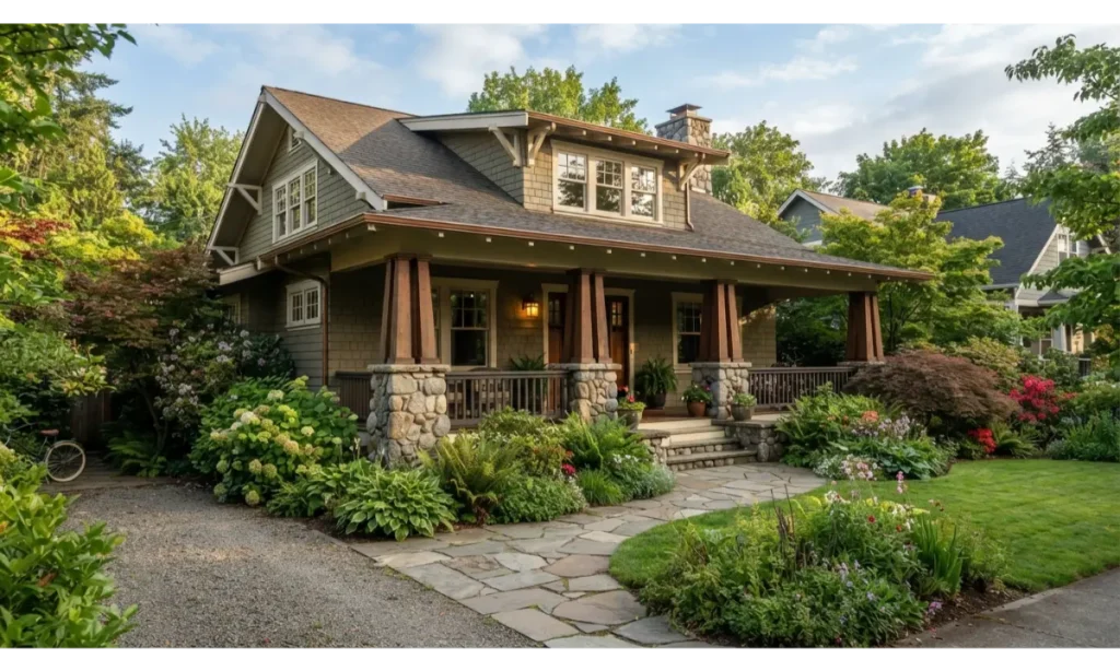 Welcoming Tapered Porch Columns