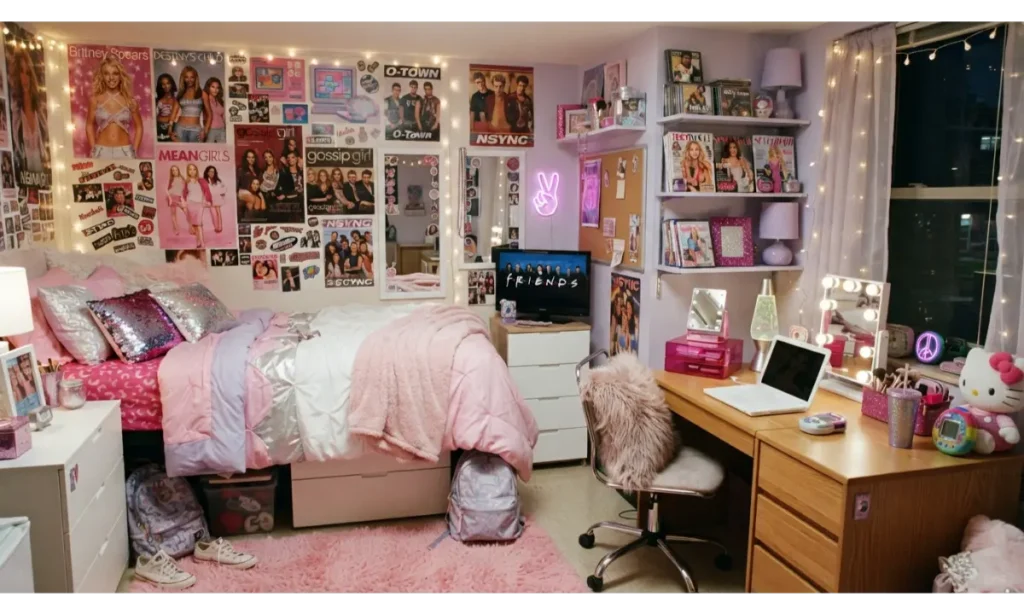 Y2K Dorm Room Themes