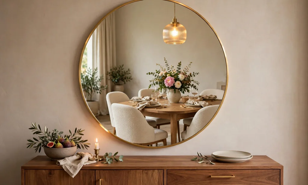 Oversized Statement Mirror