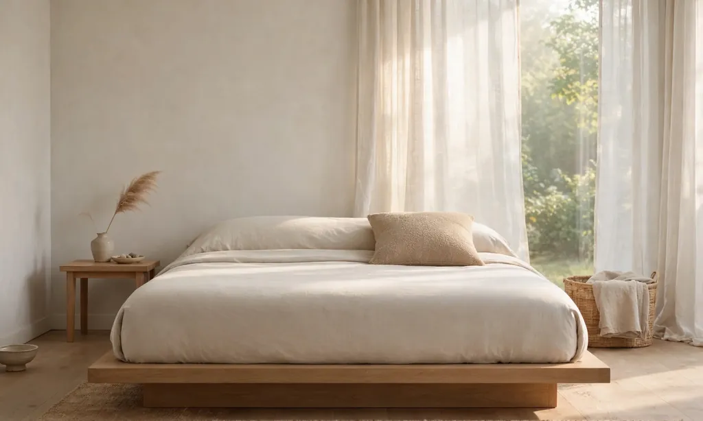 Low-Profile Platform Bed