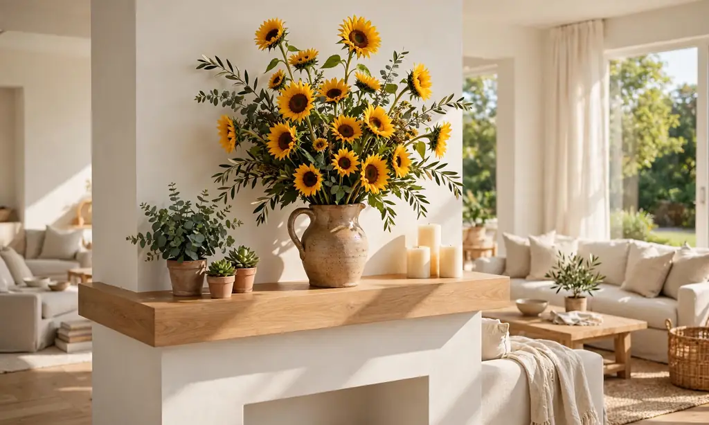 Sunflower Statement Pitcher