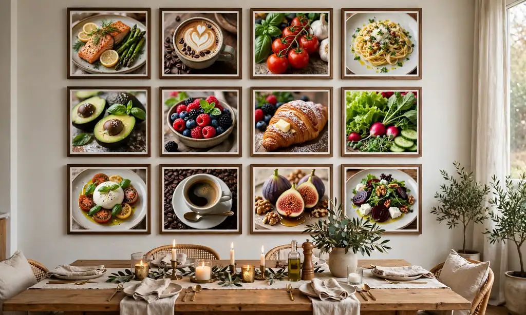 Gallery Wall of Food Photography
