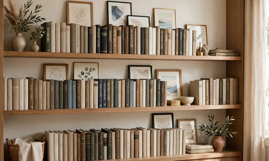 Leaning Art Prints Behind Books