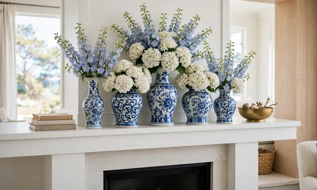 Coastal Blue and White Ceramic Collection