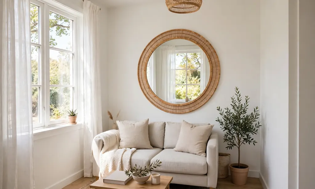 Large Mirror to Double the Space
